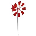 Alpine Corp Alpine Corp KIY102RD 52 in. Metal Windmill Stake - Red KIY102RD